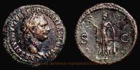 Roman Empire As Domitian Caesar, Rome mint, As, RIC 316. -