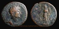Roman Empire As Hadrian, Rome mint, As, RIC 616c. -