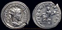 Roman Empire Antoninianus Volusian, Rome mint, Antoninianus, RIC 177. -