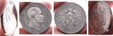 Brandenburg-Preußen Doppeltaler 1866 C Wilhelm I. 1861-1888 Prachtexemplar, min. Kr. fast BU aus PP