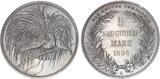 Deutsch-Neuguinea 5 Mark 1894  Prachtexemplar, fast BU