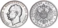 Baden 5 Mark 1913 Großherzog Friedrich II. 1907-1918 -