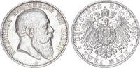 Baden 2 Mark 1905 Großherzog Friedrich I. 1852-1907 -