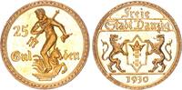 25 Gulden 1930  Danzig Freie Stadt Danzig Prachtexemplar, fast stgl