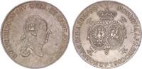 Lettland, Kurland Taler (Albertustaler) 1780 Mitau Peter Biron 1769-1795 -