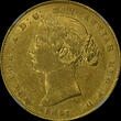 AUSTRALIA 1sovereign 1857 Victoria NGC AU 55