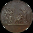BHM-1070 BRONZE 1821 G.BRIT George IV Coronation medal NGC MS 64 BN