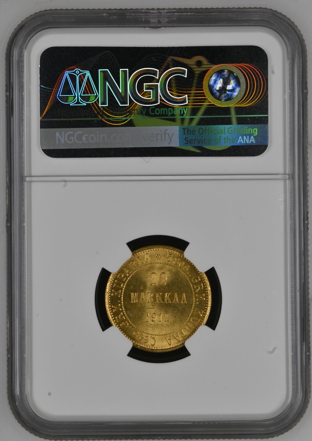 試鋳貨）ジブチ共和国 試作20フラン貨 NGC鑑定済み MS64
