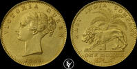 India 1 Mohur Victoria -