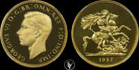 G.BRITAIN 5 pounds 1937 GEORGE VI NGC PF 66 CAMEO 239,819.89 元  ＋  运费