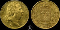 France 20 Francs 1824 Louis XVIII MS63 PCGS 10,866.84 元  ＋  337.25 元 运费
