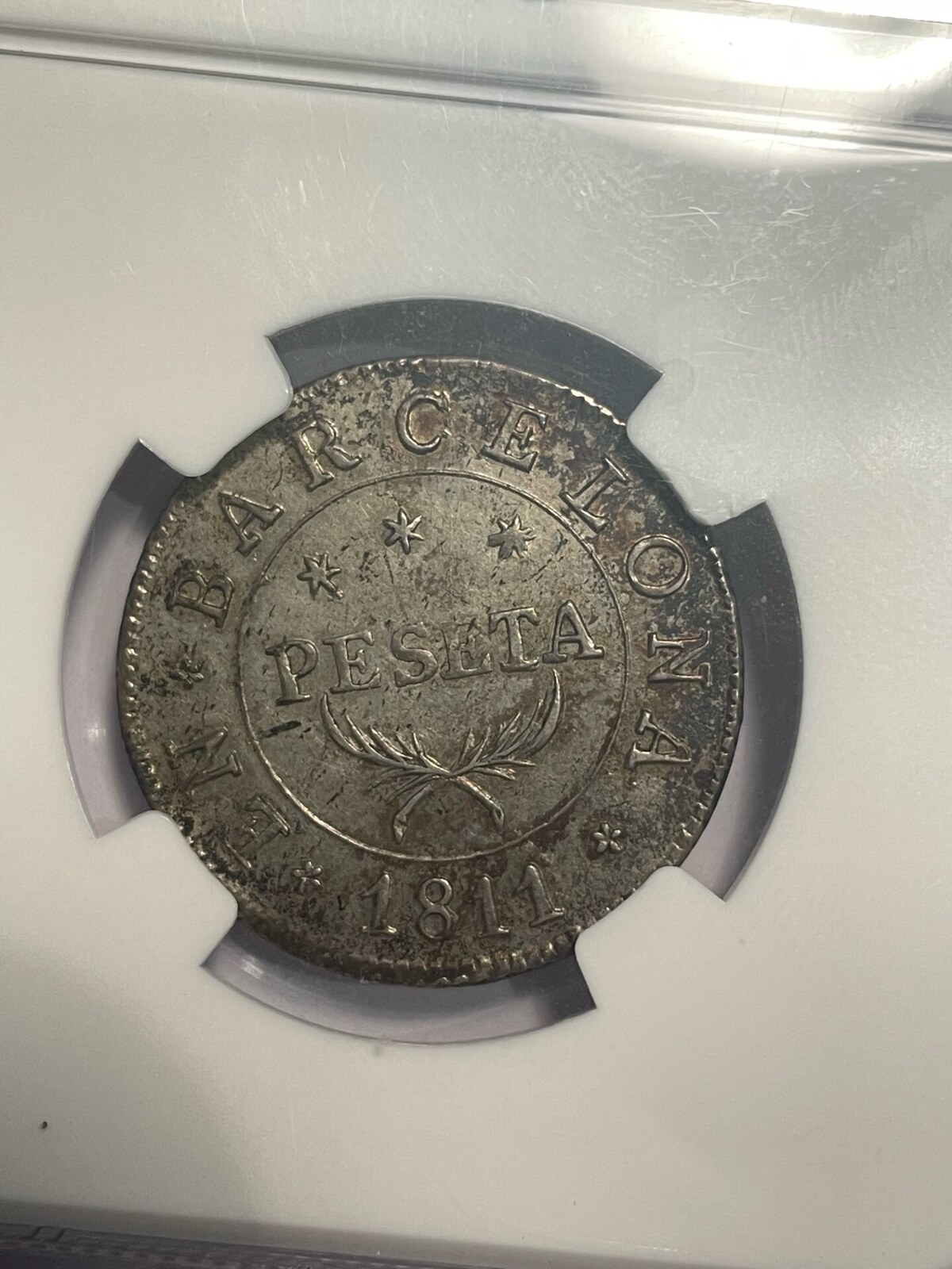 Espagne - Joseph Napoléon - Peseta 1811 Barcelona - NGC MS 63 TOP POP |  MA-Shops