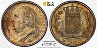 FRANCE 1 franc Louis XVIII - 1 Franc 1817-A - PCGS MS 64 -