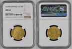 France - Louis XIV - Louis d'or virile 1679 Paris - NGC MS62 -