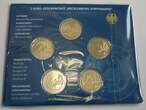 Deutschland, BRD, Germany 5 x 2 Euro 2024 (A-J) Gedenkmünzen Set - Mecklenburg-Vorpommern BU in OVP