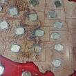 Amerika, Vereinigte Staaten, USA 50 x Quarter Dollar 1999 bis 2008 Set - Die offiziellen Quarter-Dollars der USA In Sammelmappe mit Schuber