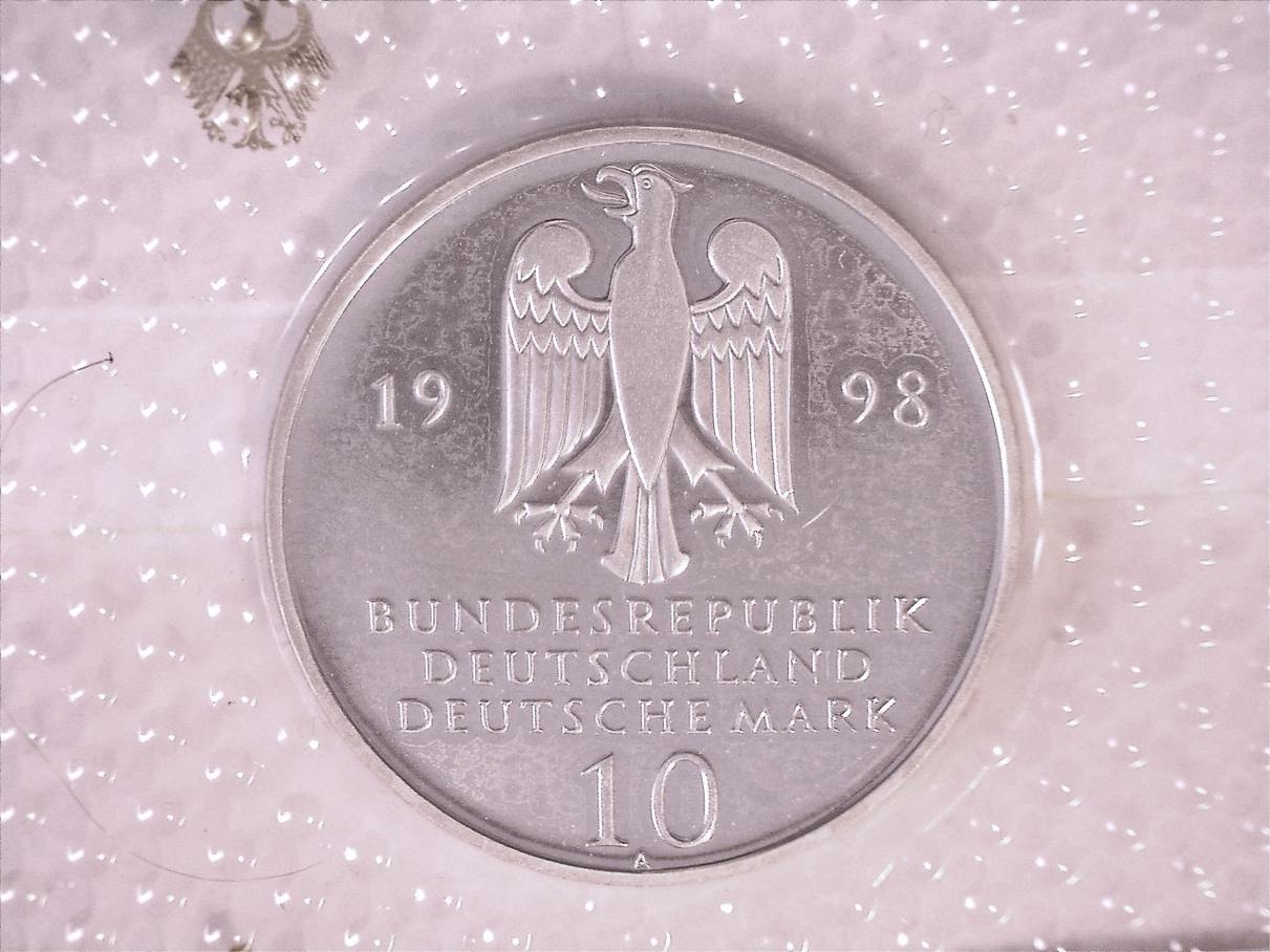 Deutschland, BRD, Germany 10 DM 1998 (A) 300 Jahre Franckesche ...