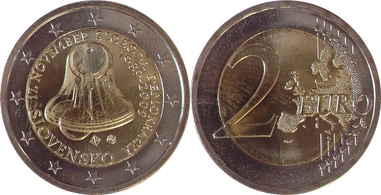 2 euro 2009 slowakei 17.