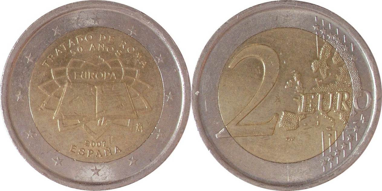 Spanien, Spain 2 Euro 2007 50