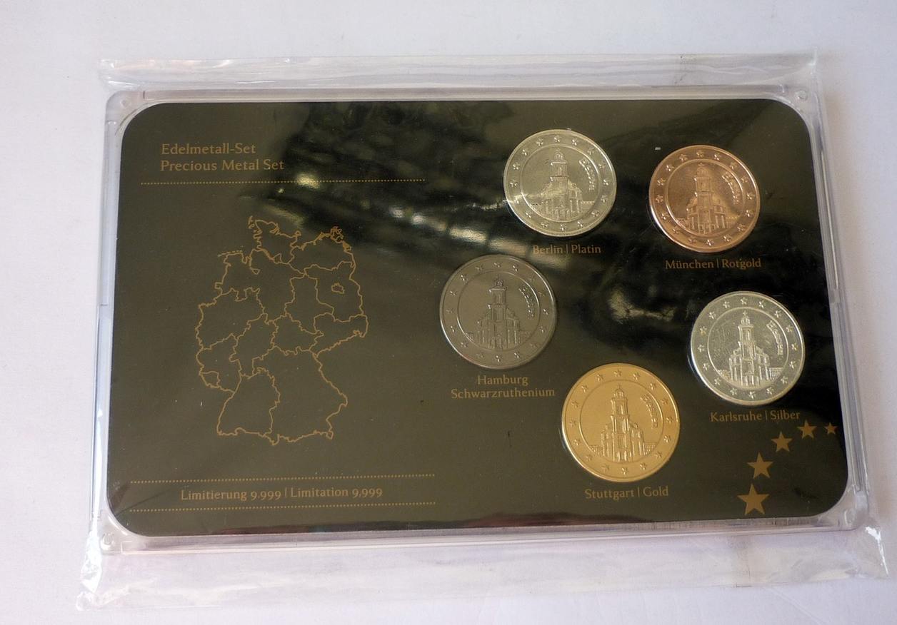 Deutschland, BRD, Germany Edelmetall-Set - Hessen Im Blister | MA-Shops