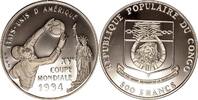 Kongo (Brazzaville) 500 Francs XV. Fussball-Weltmeisterschaft 1994 in den USA (Torwart) -