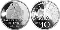 Deutschland, BRD 10 Euro 225. Geburtstag von Karl Friedrich Schinkel -
