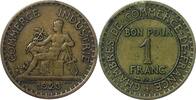 Frankreich 1 Franc Dritte Republik 1871-1940 -