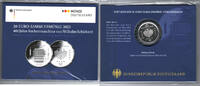 Deutschland, BRD, Germany 20 Euro Sammlermünze - 400 Jahre Rechenmaschine von Wilhelm Schickard -