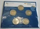 Deutschland, BRD, Germany 5 x 2 Euro Gedenkmünzen Set - Mecklenburg-Vorpommern -