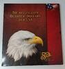 Amerika, Vereinigte Staaten, USA 50 x Quarter Dollar Set - Die offiziellen Quarter-Dollars der USA -