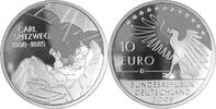 Deutschland, Germany, BRD 10 Euro 200. Geburtstag von Carl Spitzweg -