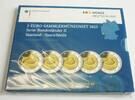 Deutschland, BRD, Germany 5 x 2 Euro Gedenkmünzen Set - Saarland -