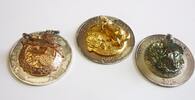 Ruanda 500 Francs 3 x 1 oz Jahr des Holzes mit dem Pferd (3D-Applikation) -