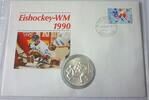 Schweiz Medaille Numisbrief - 700 Jahre Schweizer Sport (Eishockey) -