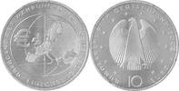 Deutschland, Germany, BRD 10 Euro Europäische Währungsunion (Karte der Mitgliedstaaten der EU) -