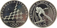 Italien 5 Euro XX. Olympische Winterspiele 2006 Torino 5 Euro -