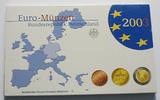 Deutschland, BRD, Germany 3,88 Euro offizieller Euro-Kursmünzensatz -