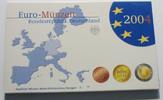Deutschland, BRD, Germany 3,88 Euro offizieller Euro-Kursmünzensatz -