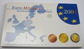 Deutschland, BRD, Germany 3,88 Euro offizieller Euro-Kursmünzensatz -
