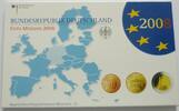 Deutschland, BRD, Germany 5,88 Euro offizieller Euro-Kursmünzensatz + 2 Euro Gedenkmünze Hamburg -