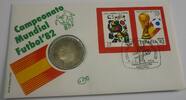 Spanien, Spain 100 Pesetas Numisbrief - XII. Fußball-Weltmeisterschaft 1982 in Spanien -