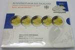 Deutschland, BRD, Germany 5 x 2 Euro Gedenkmünzen Set - Mecklenburg-Vorpommern -
