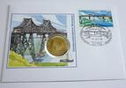 Deutschland, BRD, Germany 5 DM Numisbrief - 150 Jahre Eisenbahn in Deutschland -