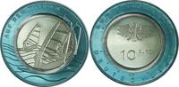Deutschland, BRD, Germany 10 Euro Luft bewegt (Auf dem Wasser) -