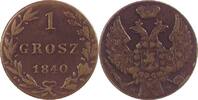 Polen 1 Grosz Nikolaus I. 1825-1855 -