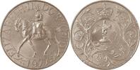 Großbritannien 1 Crown 25. Jahrestag der Thronbesteigung von Königin Elizabeth II. -