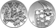Deutschland, BRD, Germany Kunstmedaille - Weihnachtstaler (Hirte und Engel) -