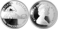 China/ Volksrepublik 1 Dollar 100 Jahre Stadt Vancouver - 100 Jahre Transkanadische Eisenbahn -