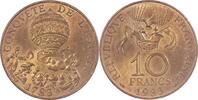 Frankreich 10 Francs 200 Jahre Luftfahrt (Heißluftballon Montgolfiére) -