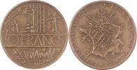 Frankreich 10 Francs Industrieanlage -